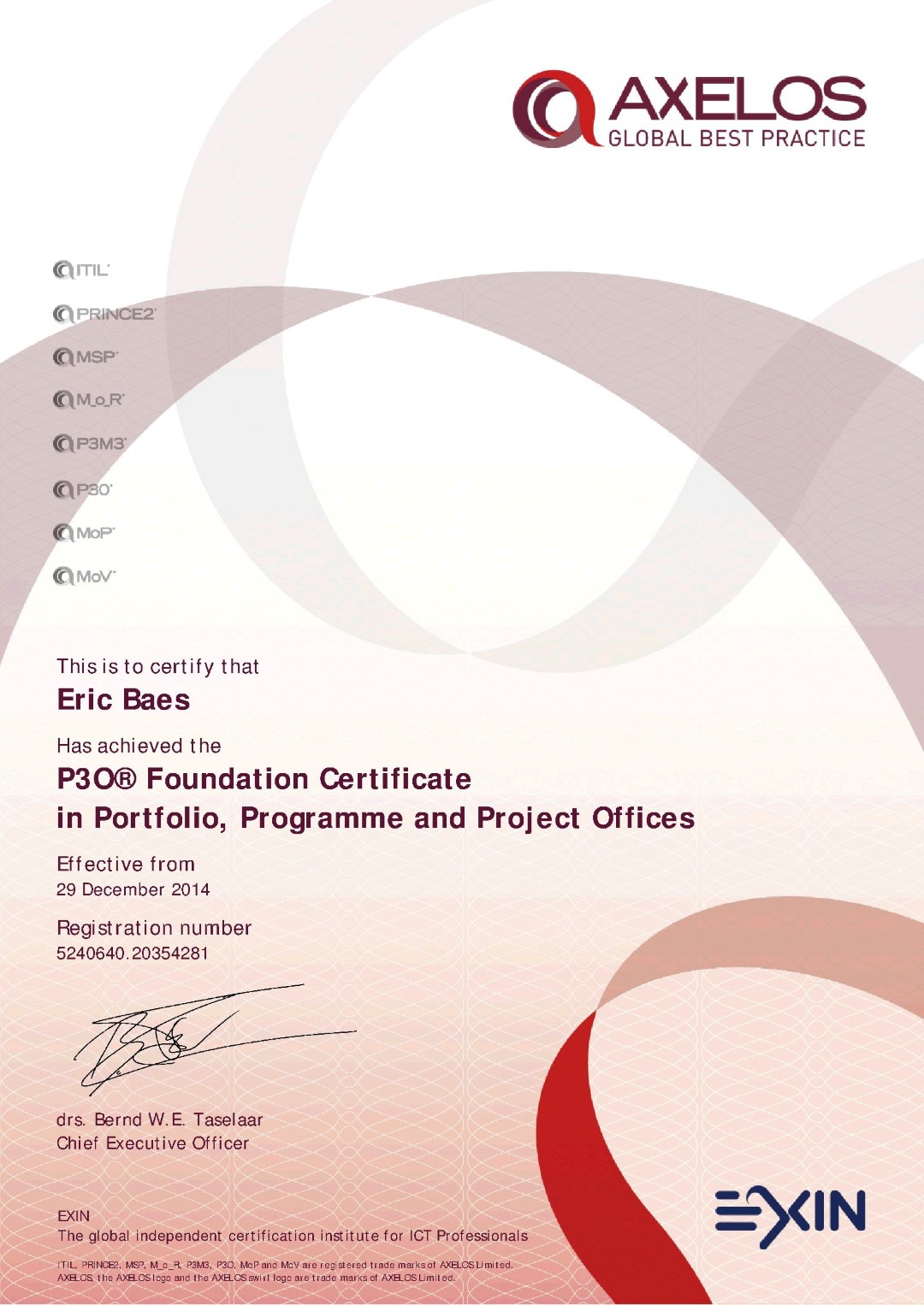 2014 - Axelos - P3O - Portfolio, Programme and Project Offices Foundation